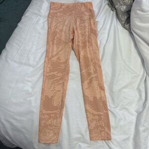 Peach High-Waisted Leggings